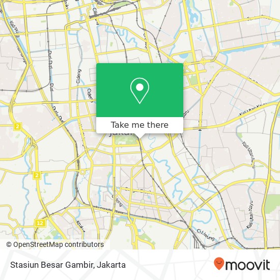 Stasiun Besar Gambir map