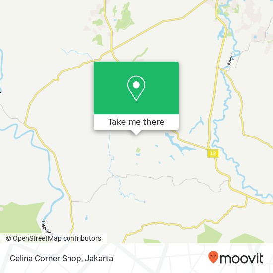 Celina Corner Shop, Indonesia map