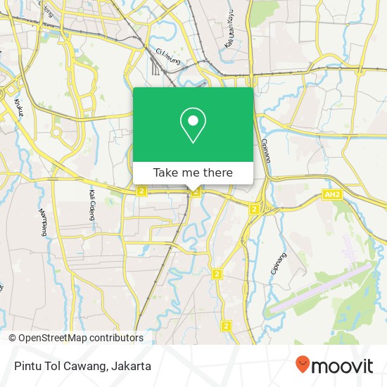 Pintu Tol Cawang map