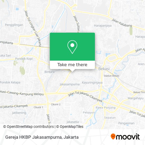 Gereja HKBP Jakasampurna map