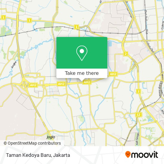 Taman Kedoya Baru map