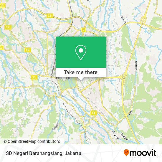 SD Negeri Baranangsiang map