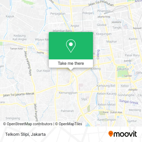 Telkom Slipi map