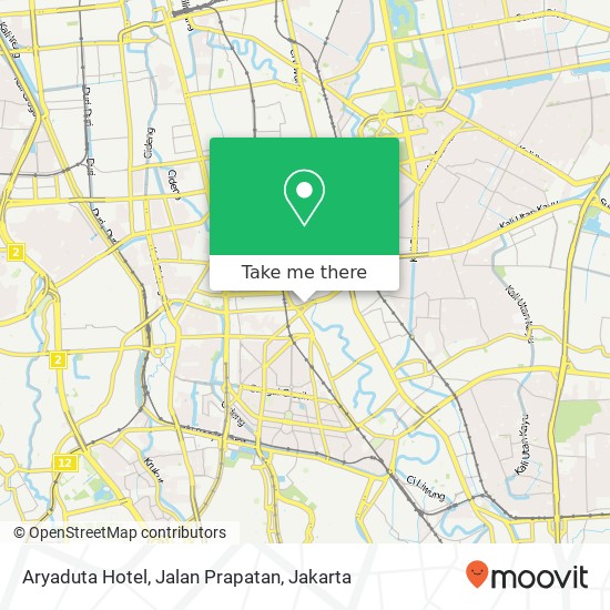 Aryaduta Hotel, Jalan Prapatan map