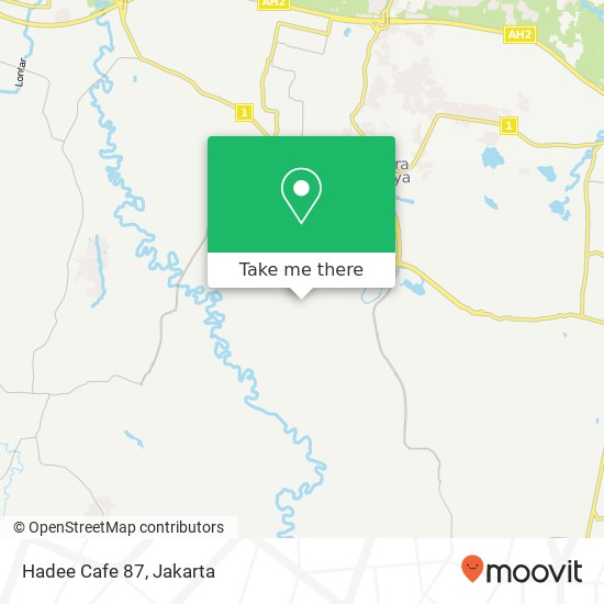 Hadee Cafe 87, Jalan Desa Cibarenguok map