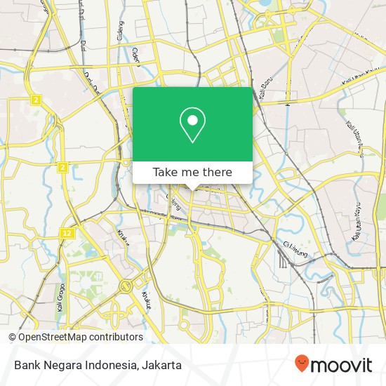 Bank Negara Indonesia, Jalan H. O. S. Cokroaminoto map