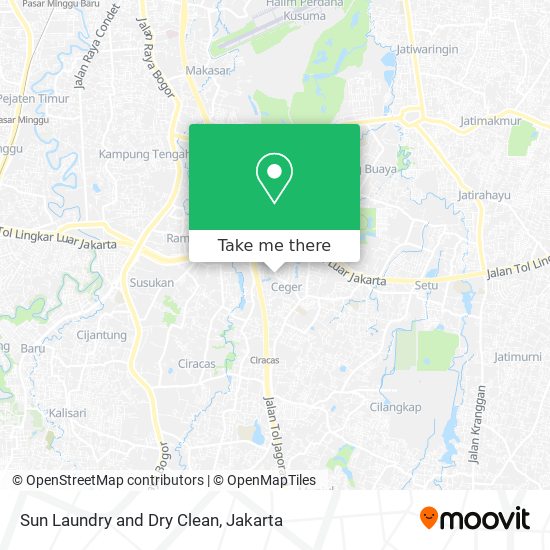 Sun Laundry and Dry Clean map
