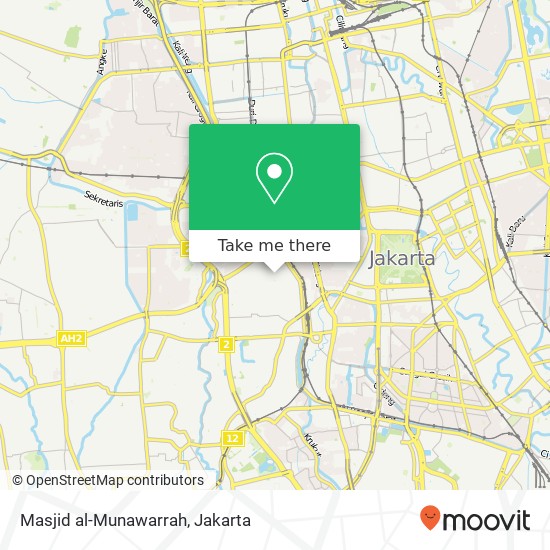 Masjid al-Munawarrah, Jalan Manggis map