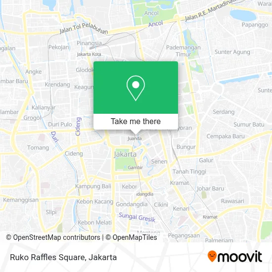 Ruko Raffles Square map