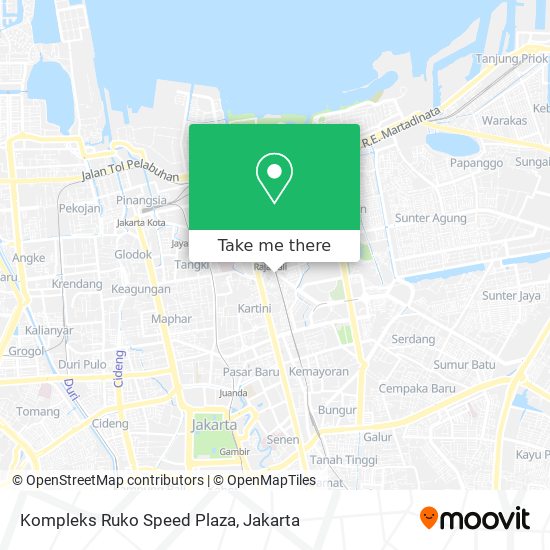 Kompleks Ruko Speed Plaza map