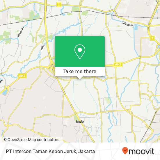 PT Intercon Taman Kebon Jeruk, Jalan Taman Jeruk Utama Kembangan map