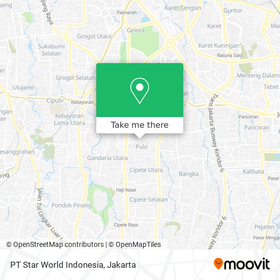 PT Star World Indonesia map