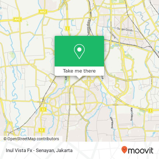 Inul Vista Fx - Senayan map