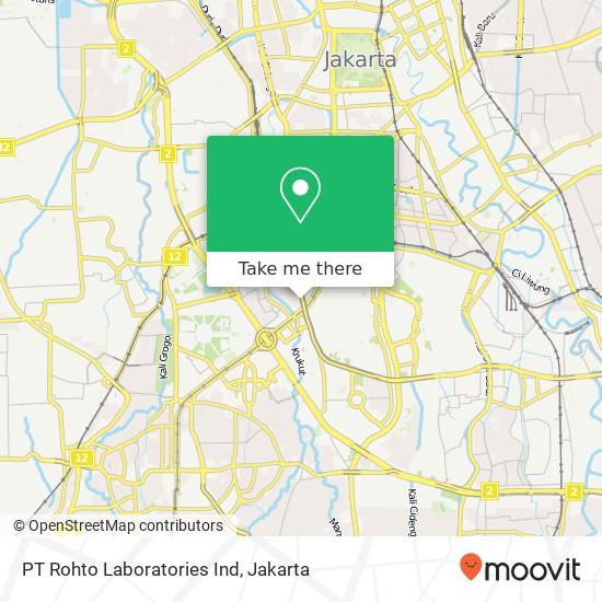 PT Rohto Laboratories Ind, Jalan K. H. Mas Mansyur map