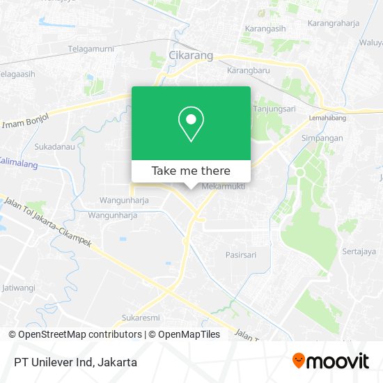 PT Unilever Ind map