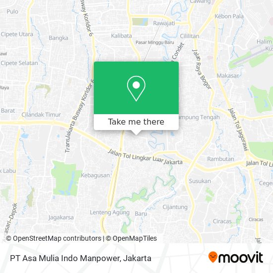 PT Asa Mulia Indo Manpower map