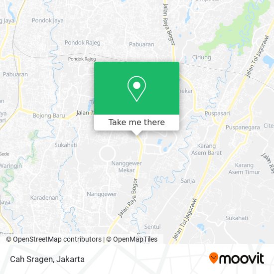 Cah Sragen map