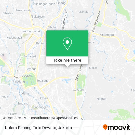 Kolam Renang Tirta Dewata map