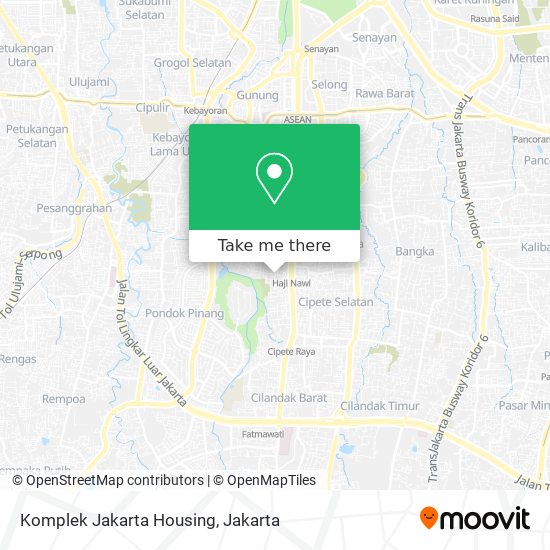 Komplek Jakarta Housing map