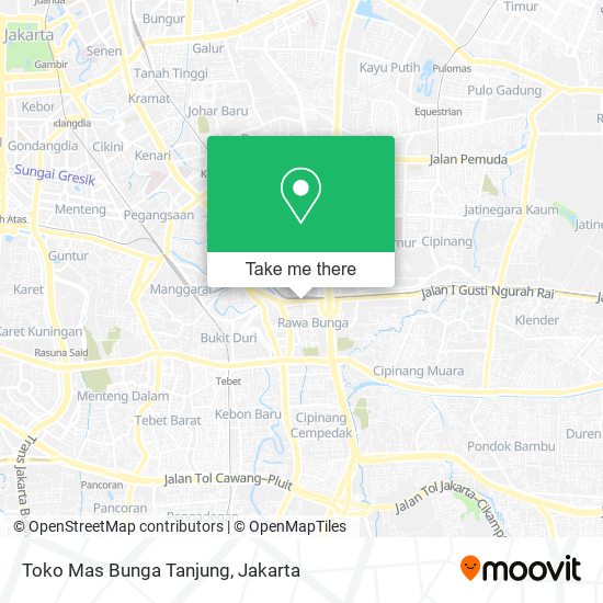 Toko Mas Bunga Tanjung map