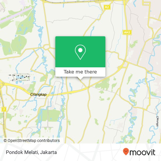 Pondok Melati map