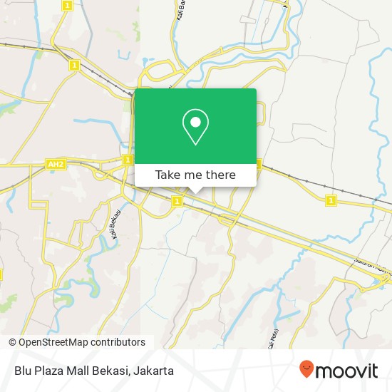 Blu Plaza Mall Bekasi map