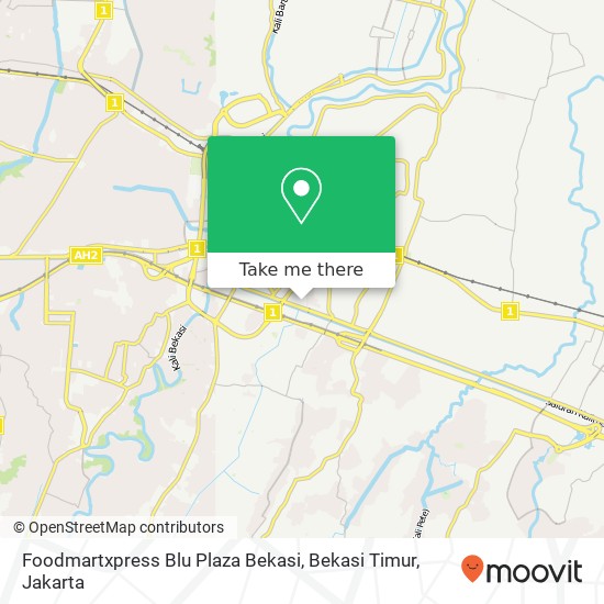 Foodmartxpress Blu Plaza Bekasi, Bekasi Timur map