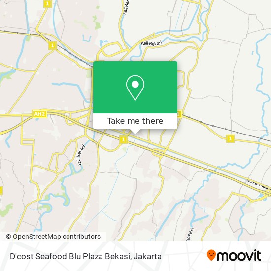 D'cost Seafood Blu Plaza Bekasi map