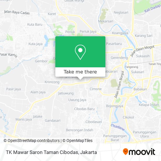 TK Mawar Saron Taman Cibodas map