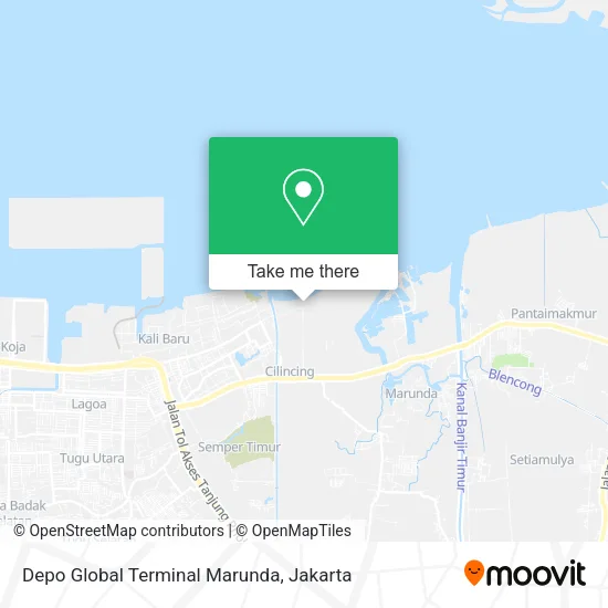 Depo Global Terminal Marunda map