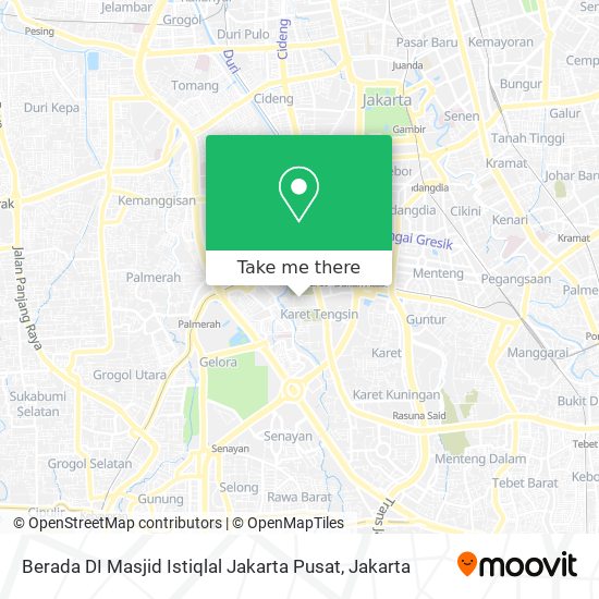 Berada DI Masjid Istiqlal Jakarta Pusat map