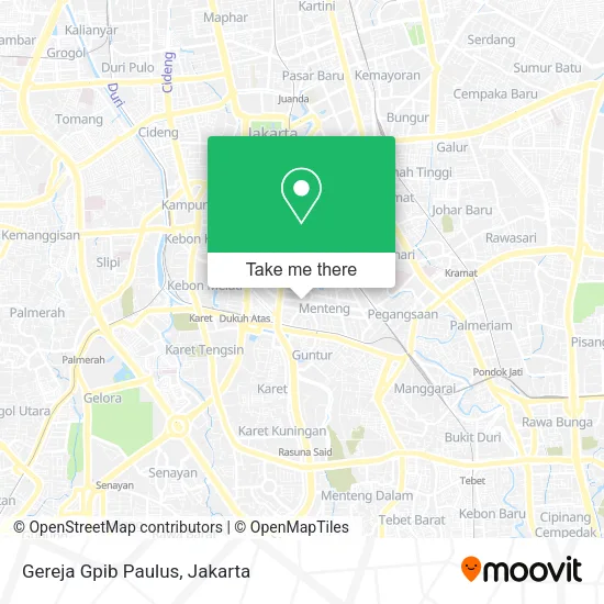 Gereja Gpib Paulus map