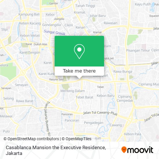 Casablanca Mansion the Executive Residence map