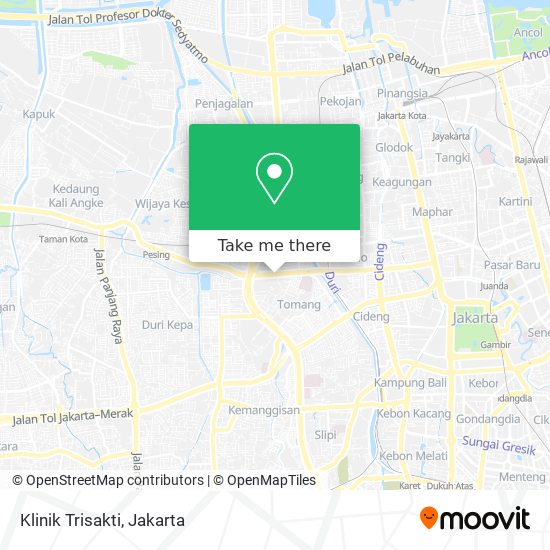 Klinik Trisakti map