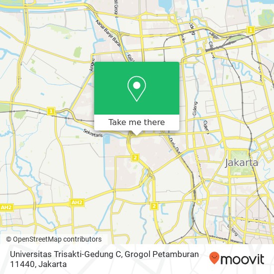Universitas Trisakti-Gedung C, Grogol Petamburan 11440 map