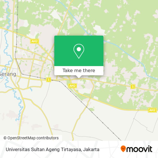 Universitas Sultan Ageng Tirtayasa map