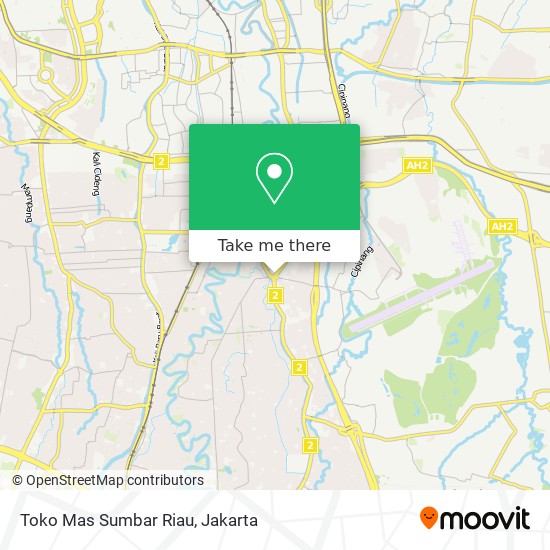 Toko Mas Sumbar Riau map