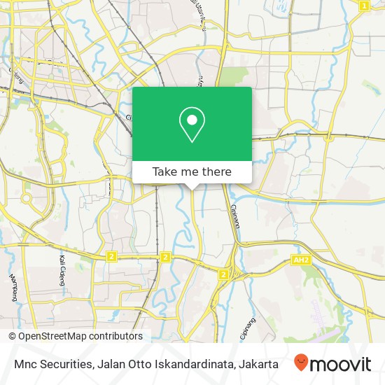 Mnc Securities, Jalan Otto Iskandardinata map