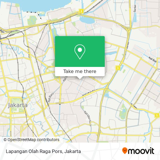 Lapangan Olah Raga Pors map