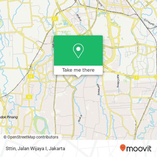 Sttin, Jalan Wijaya I map