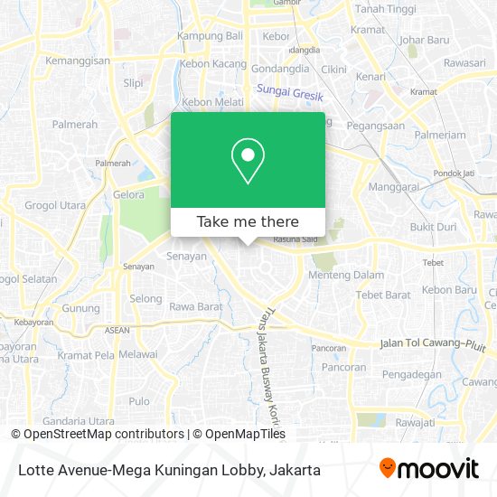 Lotte Avenue-Mega Kuningan Lobby map