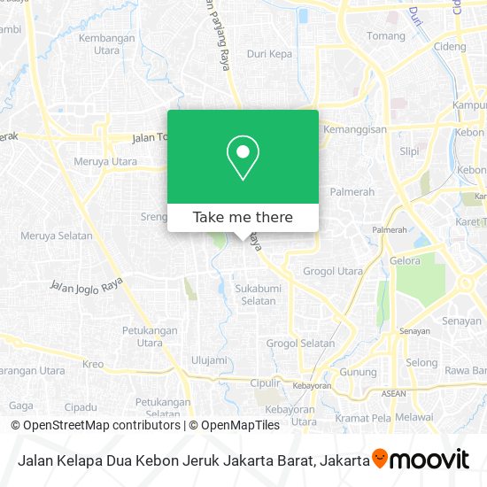 Jalan Kelapa Dua Kebon Jeruk Jakarta Barat map