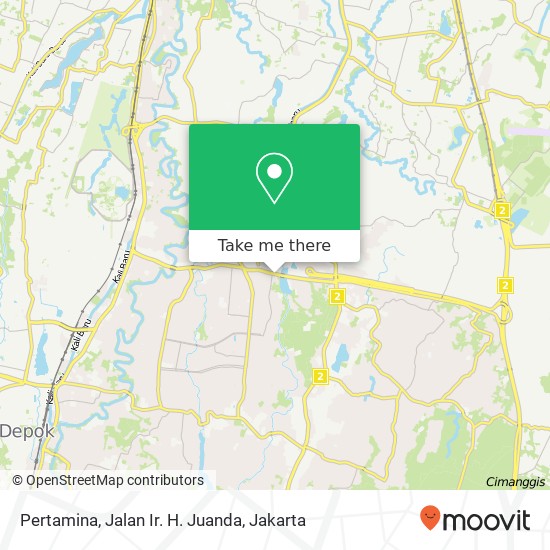 Pertamina, Jalan Ir. H. Juanda map