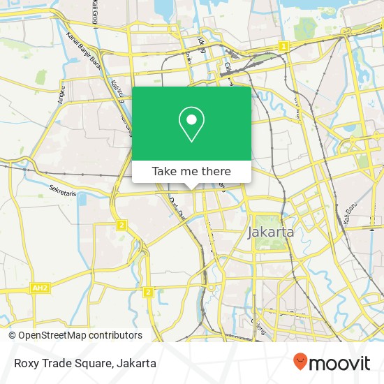 Roxy Trade Square, Jalan KH. Hasyim Ashari map
