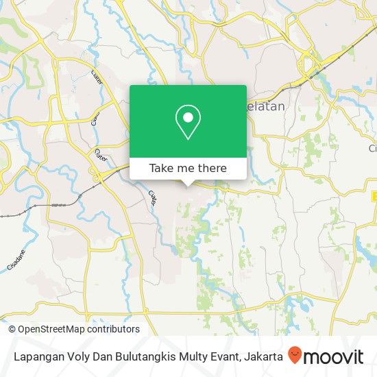 Lapangan Voly Dan Bulutangkis Multy Evant map