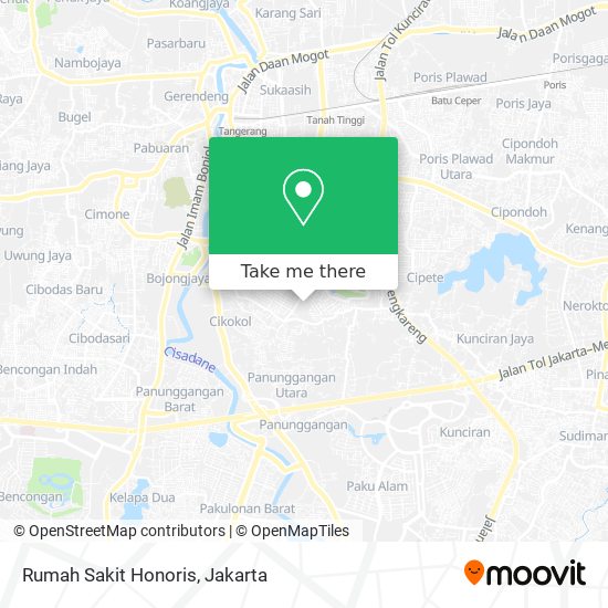 Rumah Sakit Honoris map