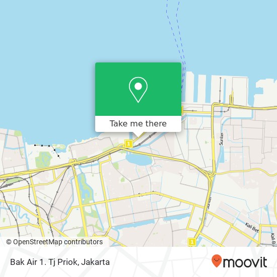 Bak Air 1. Tj Priok map