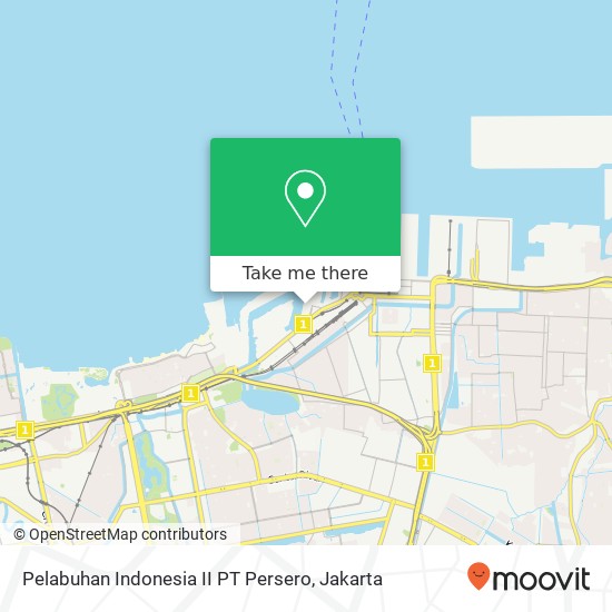 Pelabuhan Indonesia II PT Persero map