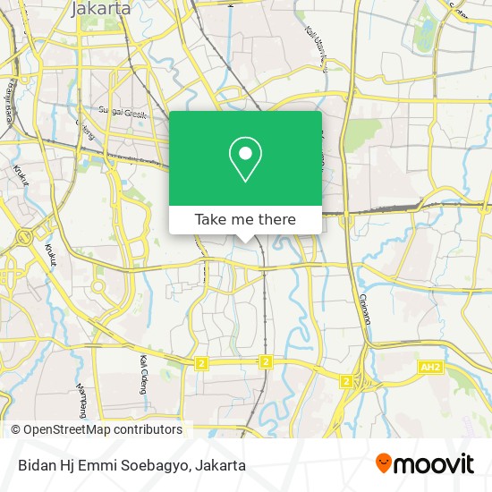 Bidan Hj Emmi Soebagyo map