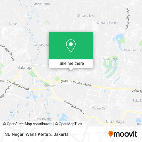 SD Negeri Wana Kerta 2, Jalan Kampung Sumur Sindang Jaya map